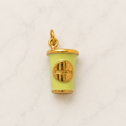 The Charm Bar – Hochwertiger, personalisierbarer Schmuck aus 18K PVD vergoldetem 316L Edelstahl. Wasserfeste Halsketten, Charms und Armbänder für einzigartige Kombinationen – jeder Charm erzählt deine Geschichte. Matcha-Charm. Pandora. Matcha Club. Match