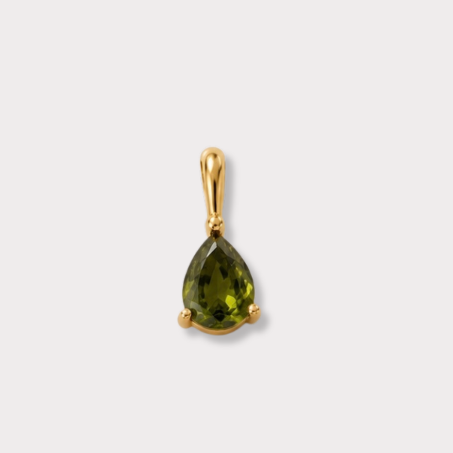 The Teardrop Zirconia Charm