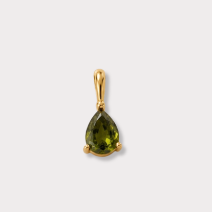 The Teardrop Zirconia Charm