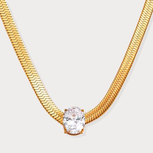 The Diamond Snake Necklace